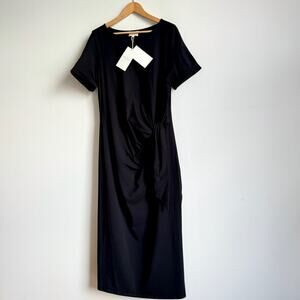 NWT SÉZANE Pippa Black Organic Cotton Dress